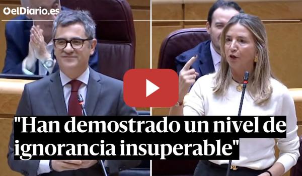 Embedded thumbnail for El PP denuncia la ausencia de ministros en el Senado y Bolaños contesta: “Están con el rey”
