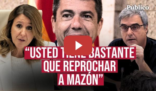Embedded thumbnail for EH BILDU deja las cosas claras a CATALÁ sobre la DANA: "¿Volvería a pedir aplausos para MAZÓN?"