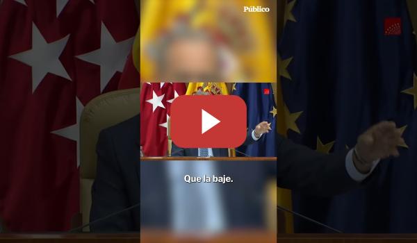 Embedded thumbnail for El presidente de la Asamblea de Madrid obliga a Más Madrid a quitar la bandera de Palestina