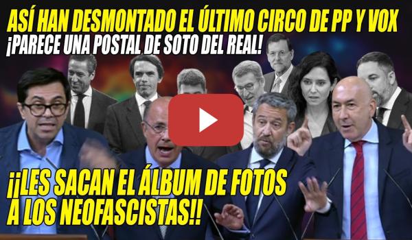 Embedded thumbnail for TOMA CIRCO🔥CRITICAN la CORRUPCIÓN PP-VOX y se VAN CALENTITOS a CASA con RECITAL de Pisarello y Soler