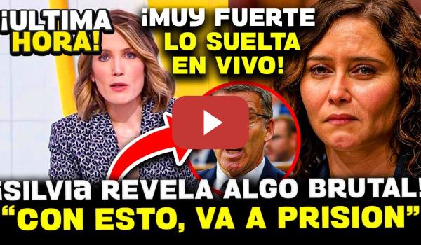 Embedded thumbnail for 💥¡¡BOMBAZO!! SILVIA INTXAURRONDO REVELA INFORMACION QUE PODRIAN LLEVAR A AYUSO A LA CARCEL