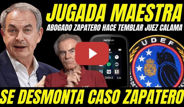 Embedded thumbnail for JUGADA MAESTRA "ABOGADO ZAPATERO HACE TEMBLAR AL JUEZ CALAMA AL NO PODER DEMOSTRAR PRUEBA CLAVE"
