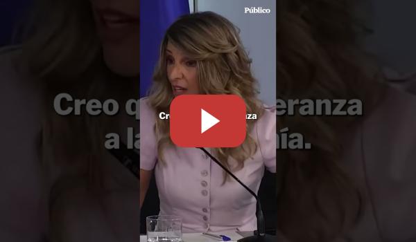 Embedded thumbnail for Yolanda Díaz: "Quiero escuchar los argumentos de quien vota en contra de la prórroga de alquileres"