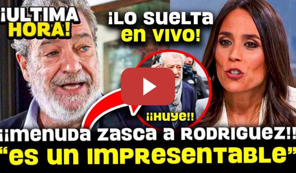 Embedded thumbnail for 💥¡¡ESPANTADA DE RODRÍGUEZ!! TRAS DURAS PREGUNTAS DE UNA PERIODISTA 📢 TREMENDA ZURRA QUE LE CAE 😱