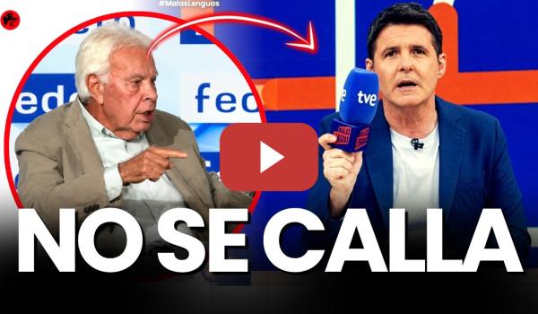 Embedded thumbnail for El DARDO de JESUS CINTORA a FELIPE GONZÁLEZ en DIRECTO después de soltar esta BARBARIDAD
