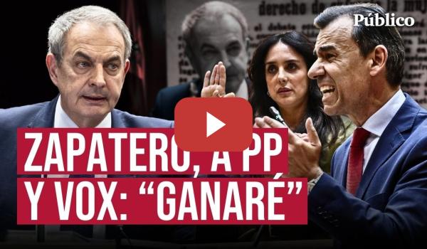 Embedded thumbnail for ZAPATERO pierde la paciencia con PP y VOX: "Me acusan de una mentira muy grave"
