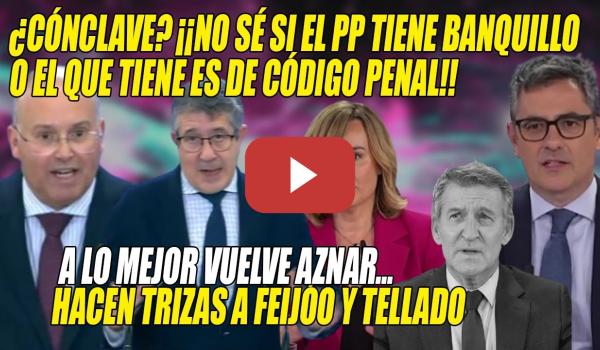 Embedded thumbnail for Patxi López SOMETE a Tellado y SE MOFA de Feijóo🔥¡Si ese es el BANQUILLO PENAL, IGUAL vuelve AZNAR!