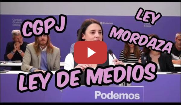 Embedded thumbnail for 3 LEYES CLAVE DE PODEMOS presentadas por Irene Montero