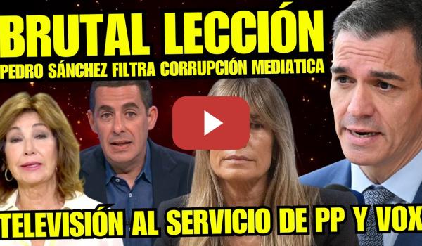 Embedded thumbnail for ¡BOMBAZO! PEDRO SÁNCHEZ PEGA BRUTAL LECCIÓN a ABASCAL Y FEIJOO por SU CORRUPCIÓN MEDIÁTICA