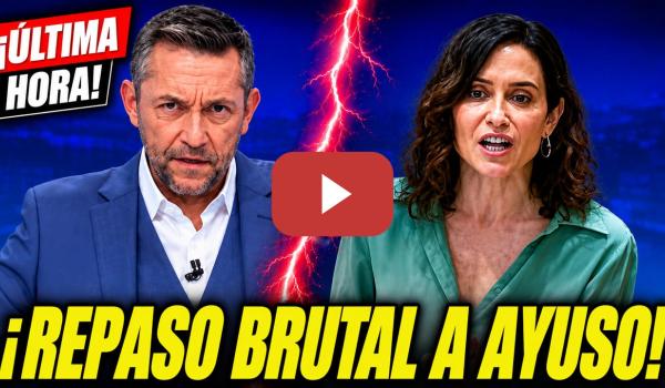 Embedded thumbnail for ¡BOMBAZO! TRIBUNAL DE CUENTAS DENUNCIA A AYUSO POR ENGAÑAR A MADRID