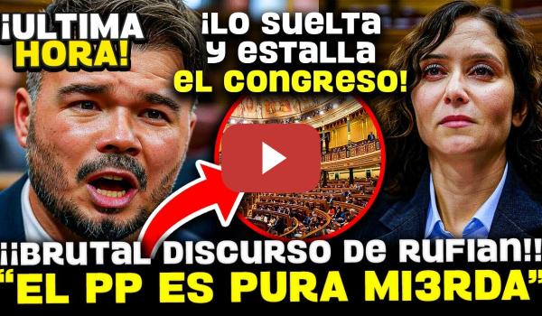 Embedded thumbnail for 💥LOS MINUTOS DEMOLEDORES DE RUFIÁN: “¡AYUSO ESTÁ VIENDO ESTO Y AL PP LE QUEDAN DOS TELEDIARIOS!”