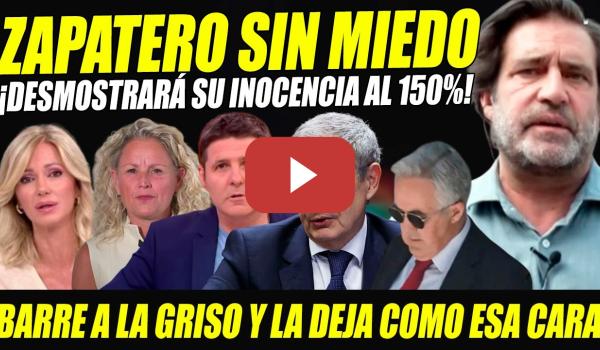 Embedded thumbnail for ZAPATERO SIN MIEDO A CALAMA. GRISO HUMILLADA POR MONTSE MÍNGUEZ. LUIS ARROYO PONE MANO EN FUEGO