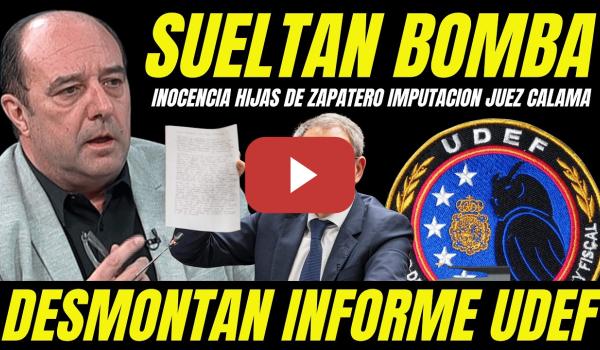 Embedded thumbnail for BOMBAZO HIJAS DE ZAPATERO "MUESTRAN PRUEBAS DE SU INOCENCIA  Y DESMONTAN FALSEDADES AUTO JUEZ CALAMA