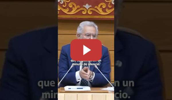 Embedded thumbnail for Esperpento en el Parlamento de Galicia: el PP se niega a decir que se guarda silencio por Gaza
