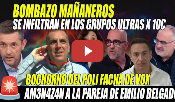 Embedded thumbnail for MACHACAN a POLI FACHA de VOX y Ayuso💢Se SALTAN la LEY💢Ruiz se INFILTRA💢Luis Tosar, Delgado y Losada