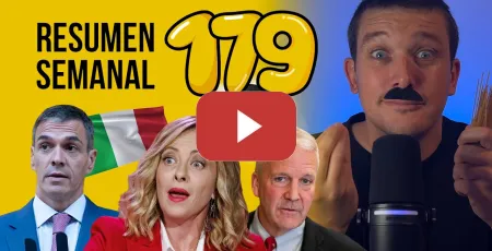 Embedded thumbnail for Sánchez VS Meloni, Eclipse Woke, Colombia y Dan Sullivan #ResumenSemanal 179 | Miguel Charisteas