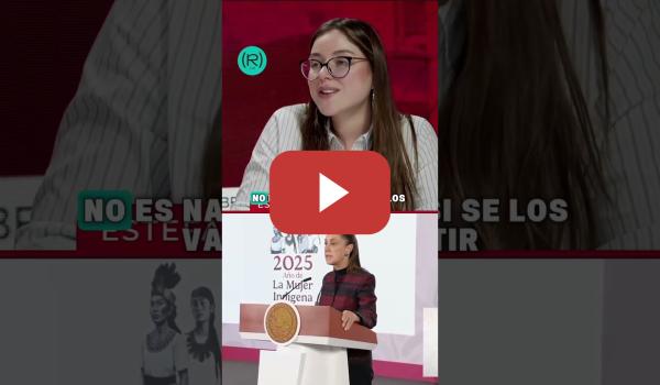 Embedded thumbnail for El guión de la derecha ya llegó a México: Estefanía Veloz