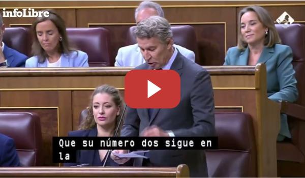 Embedded thumbnail for Feijóo, a Sánchez: &quot;Usted no defiende ninguna causa noble, solo quiere tapar sus vergüenzas&quot;