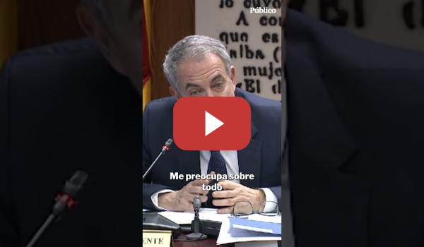 Embedded thumbnail for Zapatero en el Senado: "Me preocupa el injuriar, el difamar y calumniar a las personas"