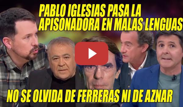 Embedded thumbnail for Pablo Iglesias en ESTADO PURO pasa la APISONADORA y SOPAPEA a Gállego, Aznar y Ferreras🔥 WhatsApps