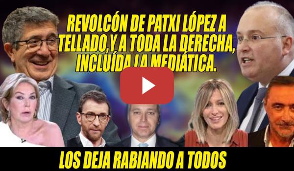 Embedded thumbnail for ¡Patxi López DEJA TIRITANDO a Tellado y Ana Rosa, Vallés y Pablo Motos RECIBEN TAMBIÉN por PALMEROS!