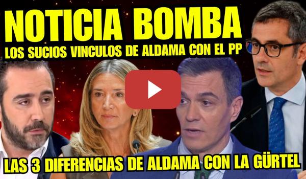 Embedded thumbnail for FÉLIX BOLAÑOS CALLA a PEPERA ALICIA GARCIA y LANZA LOS VÍNCULOS DE ALDAMA CON EL PP "NUEVA TRAMA"