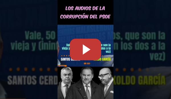 Embedded thumbnail for LA CORRUPCIÓN DEL PSOE: los audios de Koldo, Cerdán y Ábalos