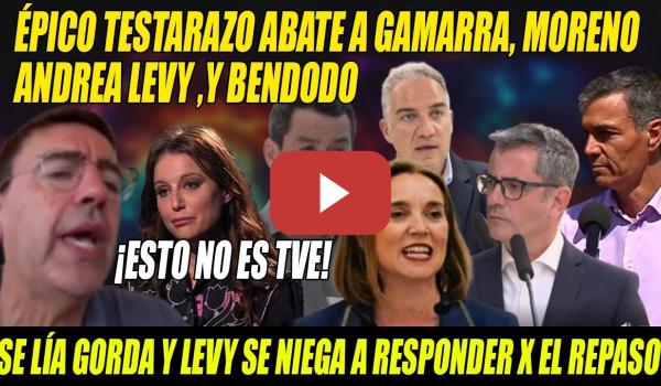 Embedded thumbnail for SE LÍA GORDA⚡A-BA-TEN a Gamarra, Moreno y Bendodo⚡Andaluz ENMUDECE a Andrea Levy con TESTARAZO ÉPICO