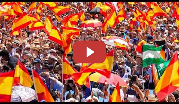 Embedded thumbnail for Feijóo pide a Sánchez que se &quot;rinda a la democracia&quot; en la manifestación del PP en Madrid