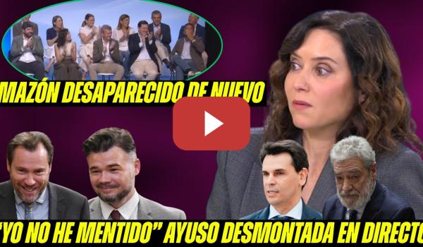 Embedded thumbnail for PILLADA AYUSO &quot;GONZÁLEZ AMADOR se LUCRÓ por ser SU PAREJA&quot; MAZÓN DESAPARECIDO ante otro TEMPORAL
