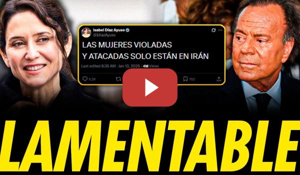 Embedded thumbnail for LA INDIGNANTE DEFENSA DE AYUSO A JULIO IGLESIAS