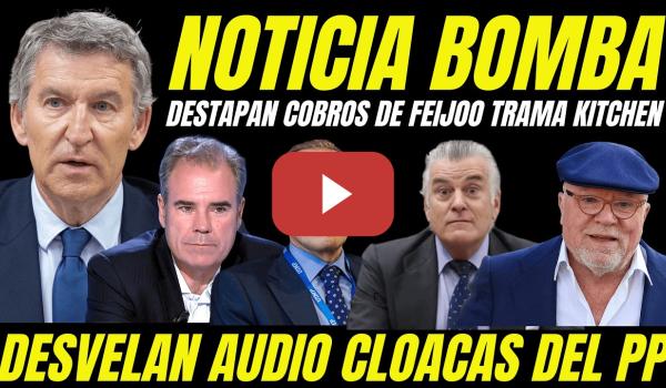 Embedded thumbnail for DESTAPAN COBROS FEIJÓO TRAMA KITCHEN "DESVELAN REUNIÓN SECRETA Y AUDIO CLAVE CLOACAS DEL PP"