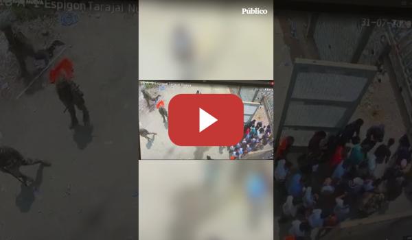 Embedded thumbnail for Imágenes facilitadas por el Ministerio del Interior muestran cómo migrantes regresan a Marruecos