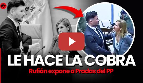 Embedded thumbnail for Rufián le hace la cobra a Salomé Pradas y la retrata en la Comisión