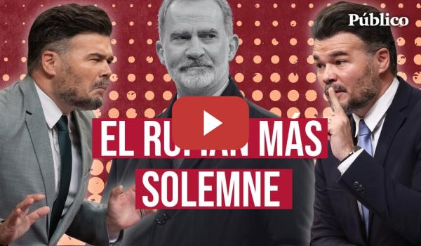 Embedded thumbnail for RUFIÁN contraprograma al REY FELIPE de Borbón: los mejores discursos del diputado