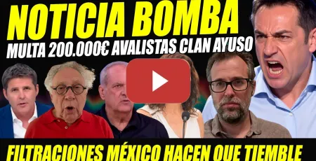 Embedded thumbnail for BOMBAZO PONE AYUSO CONTRA LA PARED: MULTAN AVALISTAS DE SU CLAN.EL ÁTICO ERA PARA ELLA
