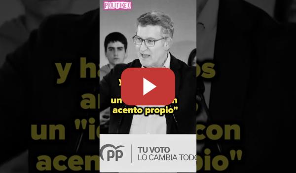 Embedded thumbnail for FEIJÓO se LÍA: compara el &quot;ANDALUZ&quot; con los idiomas CATALÁN y GALLEGO #shorts