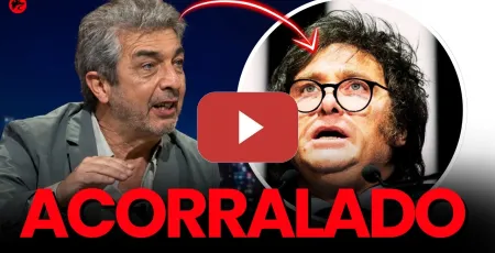 Embedded thumbnail for Ricardo Darín "acorrala" a Javier Milei en una televisión española... le dice esto