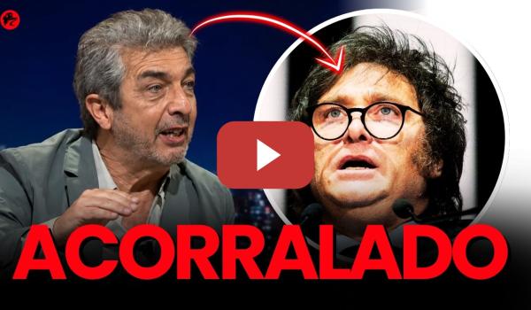 Embedded thumbnail for Ricardo Darín "acorrala" a Javier Milei en una televisión española... le dice esto