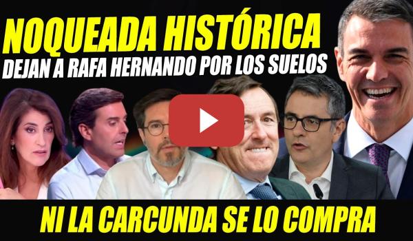 Embedded thumbnail for SÁNCHEZ Y BOLAÑOS NOQUEAN A PP. RAFA HERNANDO HACE RIDÍCULA DEFENSA. NI LA CARCUNDA SECUNDA A RAJOY