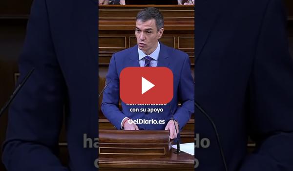 Embedded thumbnail for Sánchez: “Esta guerra es un desastre absoluto y el silencio de PP y Vox es cobardía y complicidad”