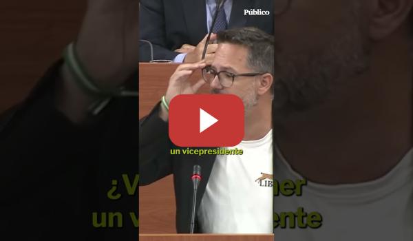 Embedded thumbnail for José Ignacio García a Juanma Moreno: “¿Un vicepresidente que niegue la violencia machista?"