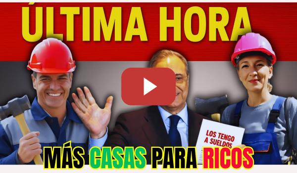 Embedded thumbnail for 🏠💥 Más casas de lujo que alquileres asequibles: Podemos desenmascara al PSOE para ricos 🔥✊