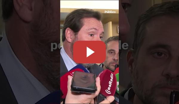 Embedded thumbnail for Óscar Puente, sobre la dimisión de Mazón: &quot;Llega tarde y mal&quot;