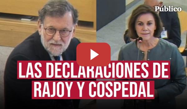 Embedded thumbnail for Así han sido las declaraciones ÍNTEGRAS de RAJOY y COSPEDAL en el juicio del CASO KITCHEN