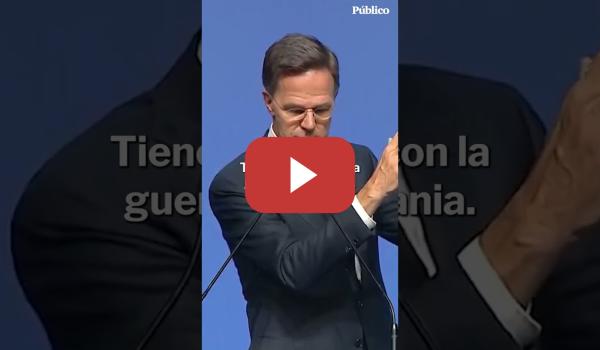 Embedded thumbnail for Un REPORTERO danés increpa a MARK RUTTE, Secretario General de la OTAN
