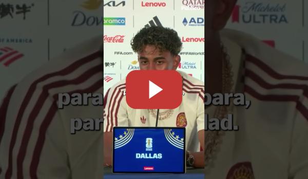 Embedded thumbnail for LAMINE YAMAL, sobre las palabras de Mariano Rajoy: "Si el fútbol sirve para algo es para integrar"