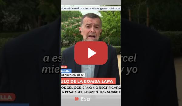 Embedded thumbnail for Hay que elevar el debate y respetar la inteligencia de la gente #shorts