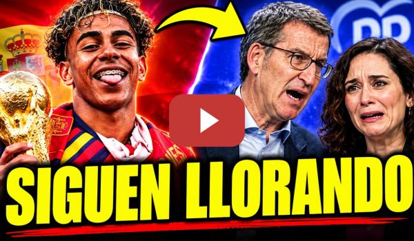 Embedded thumbnail for ¡ES PATETICO! LA DERECHA RABIANDO PORQUE QUERÍAN QUE ESPAÑA PERDIERA