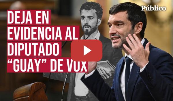 Embedded thumbnail for Así fue el aplaudido discurso de PABLO BUSTINDUY contra la hipocresía de VOX: "BLA, BLA, BLA"